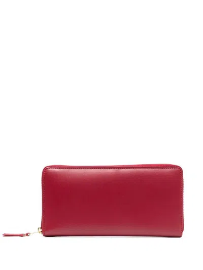 Comme Des Garçons Classic Line Wallet In Red