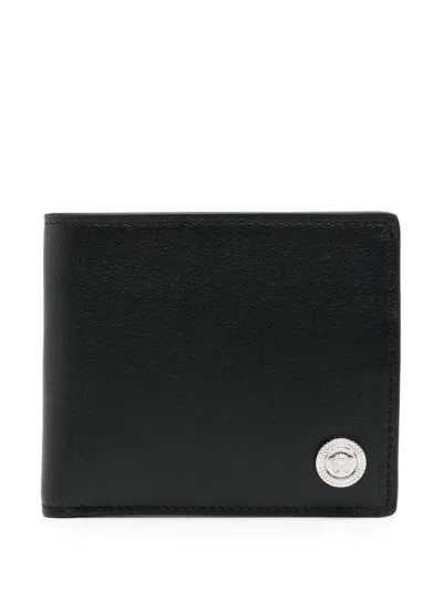 Versace Wallet With Coin Calf In Black
