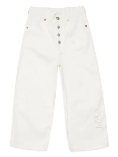 Mm6 Maison Margiela Pants In White