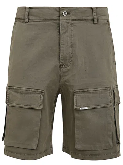 Represent Washed Cargo Short In Blue