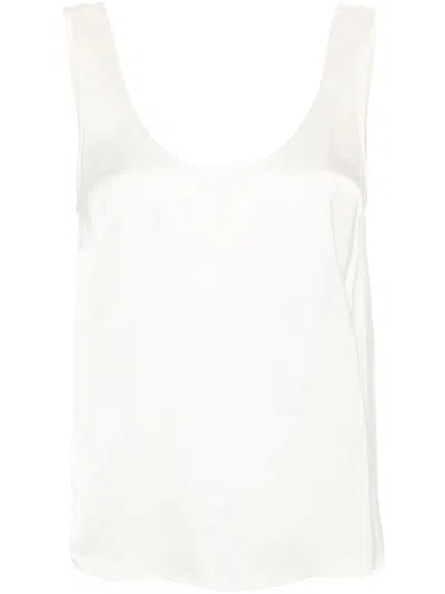 Twinset Dart-detail Top In White