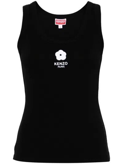 Kenzo Cotton Top In Black