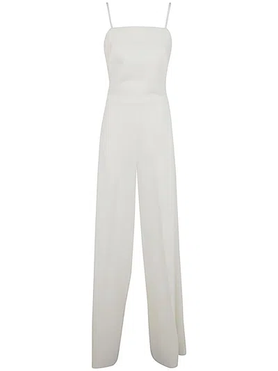Max Mara Elvy Cady Jumpsuit Clothing In White