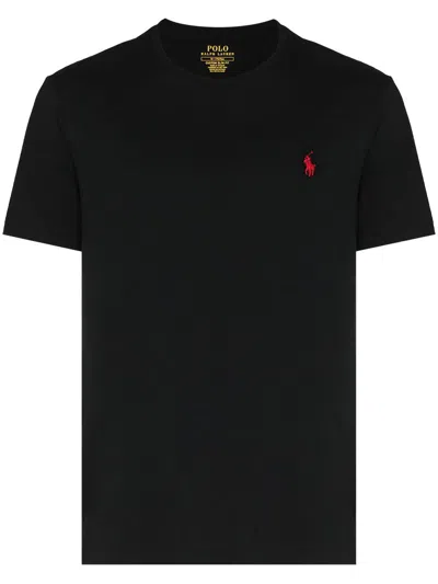 Polo Ralph Lauren T-shirt Custom Slim Fit In Black