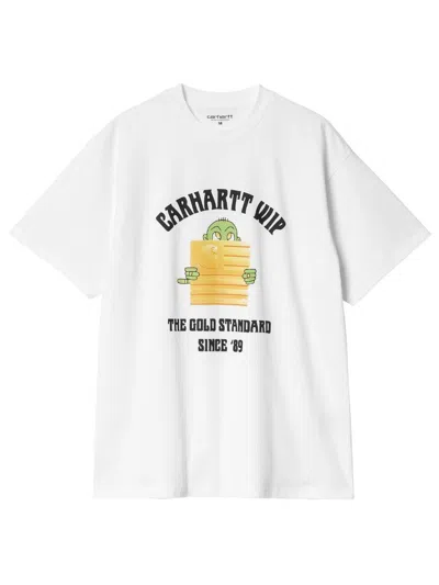 Carhartt Short Sleeves Gold Standard T-shirt In White