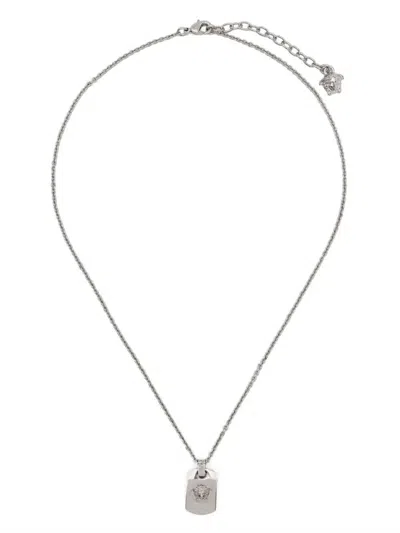 Versace Necklace Metal Accessories In Metallic