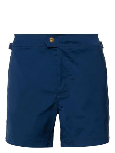Tom Ford Swimwear Shorts In Blue