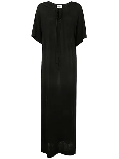 P.a.r.o.s.h Short Sleeve Dress In Black