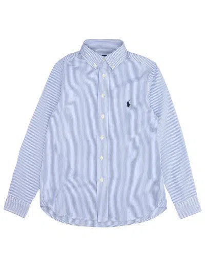 Polo Ralph Lauren Kids' Pinpoint Oxford Shirt In Blue