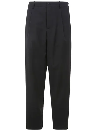 Giorgio Armani Trousers With One Pence Clothing In Black