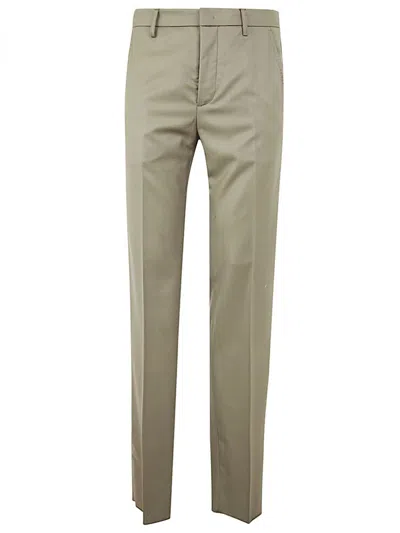 Etro Flat Front Sport Pant In Green