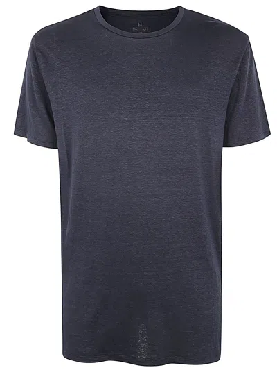 Md75 Linen T-shirt Clothing In Blue