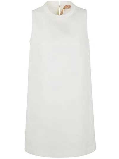 N°21 Sleeveless Mini Dress In White
