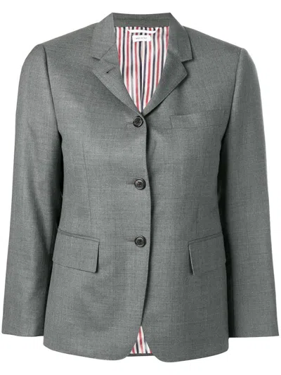 Thom Browne Wool Sport Coat In Grey