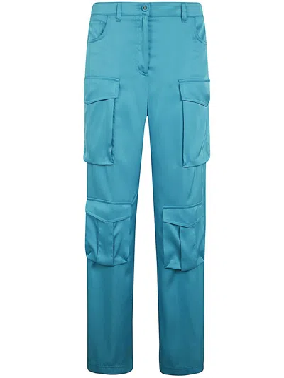 Blugirl Cargo Pants In Blue