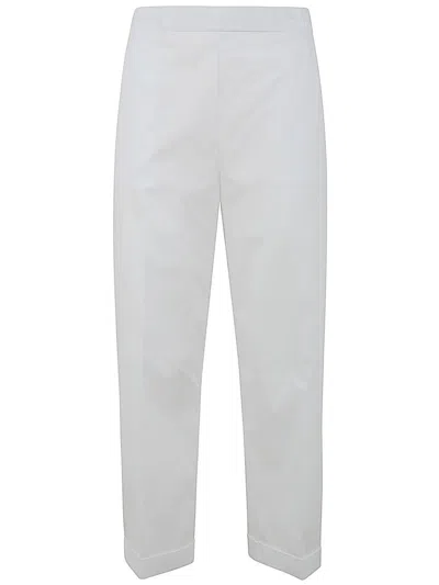 Liviana Conti Cropped Straight Leg Pants In White