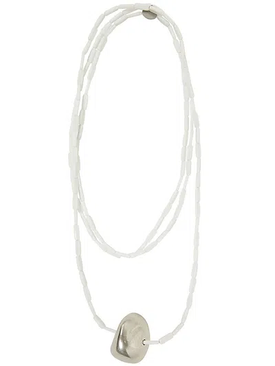Maria Calderara Necklace In White