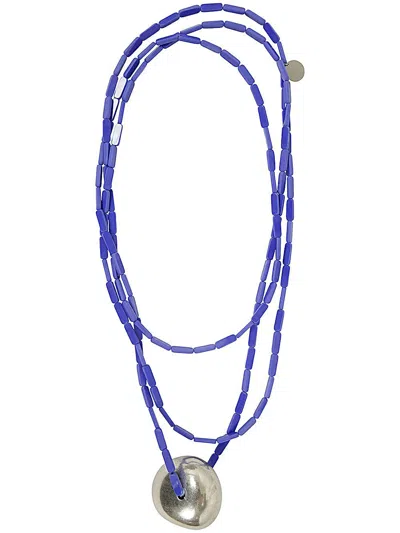 Maria Calderara Necklace In Blue