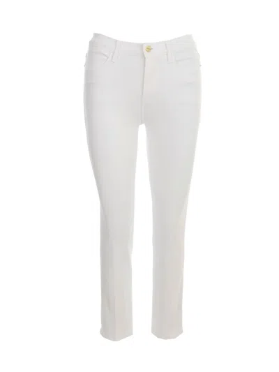 Frame White Le High Straight Jean