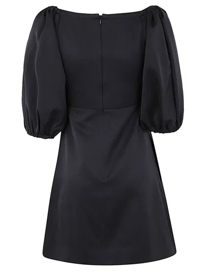 Patou Volume Sleeves Drawstring Dress Clothing In Black