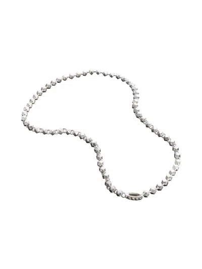 Leony Chain Slim Stud Rosary Accessories In Metallic