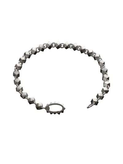 Leony Bracelet Slim Stud Rosary Accessories In Metallic