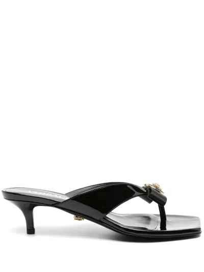 Versace 1013017 Woman Black Heeled Sandal