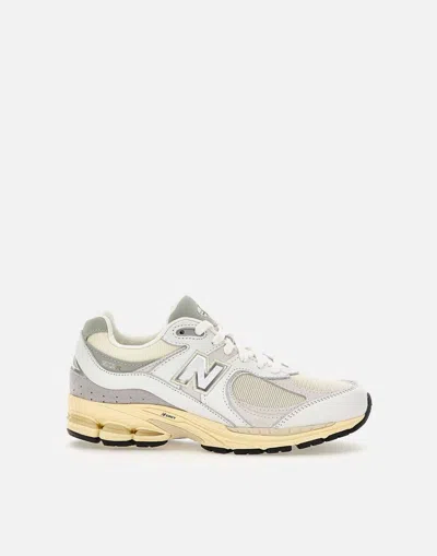 New Balance 2002 Ivory And Grey Sneakers In White