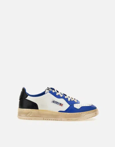 Autry Avlm Sv10 Trainers In White-blue-black
