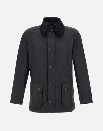 Barbour Black Sylkoil Wax Ashby Jacket
