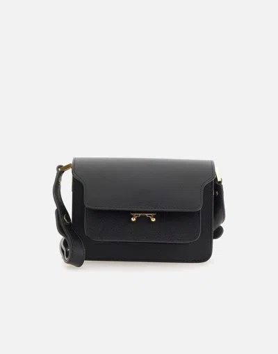 Marni Black Trunk Leather Handbag
