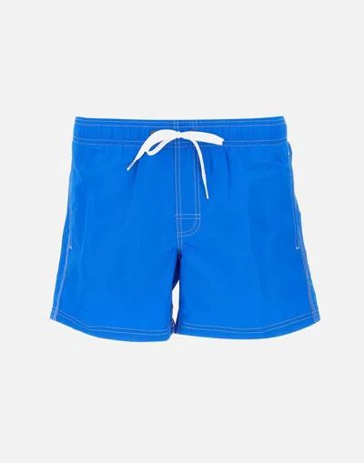 Sundek Cobalt Blue Boardshort Swimsuit With Contrast Details