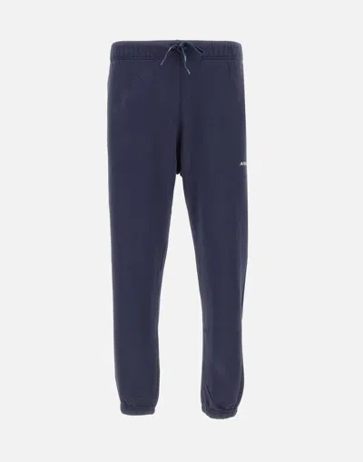Autry Cotton Jogger Navy Blue With Logo
