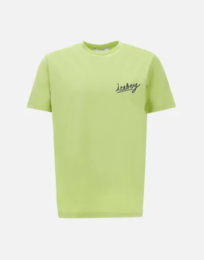 Iceberg Cotton T-shirt In Green