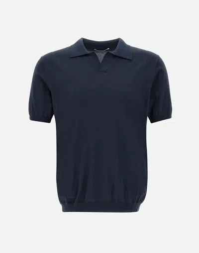 Kangra Cashmere T-shirts And Polos In Blue