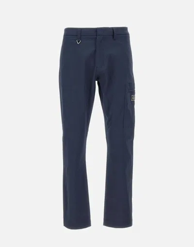 Iceberg Cotton Trousers In Blue