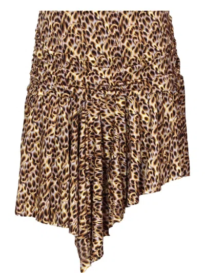 Isabel Marant Étoile Etoile Ju0141fa Woman Ochre Skirt