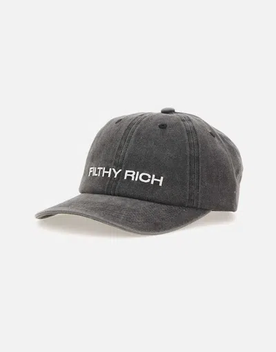 Avavav Filthy Rich Black Cotton Baseball Hat