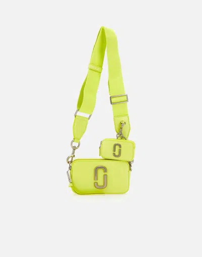Marc Jacobs The Utility Snapshot Leather Bag In Yellow