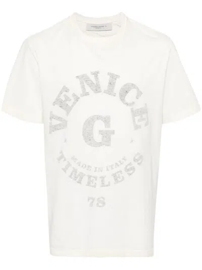 Golden Goose Gmp01220 Man T-shirt And Polo In White