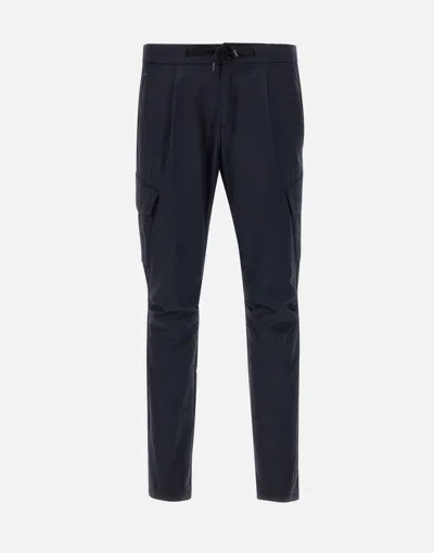 Herno Laminar Blue Cargo Trousers
