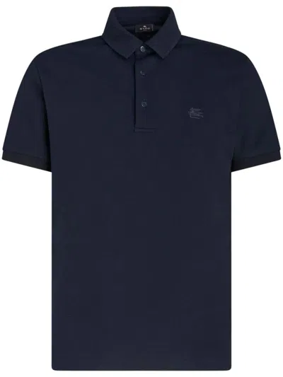Etro Man Blue T-shirt And Polo - Mrmd0005