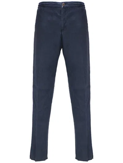 Kiton Man Blue Trouser Uplack0607d0