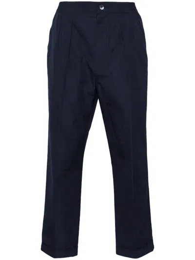 Tom Ford Man Ink Blue Trousers Shp005fmc087s24