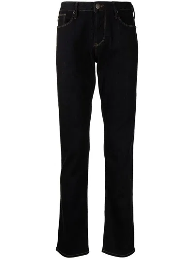 Emporio Armani Man Trousers 8n1j06 In Black