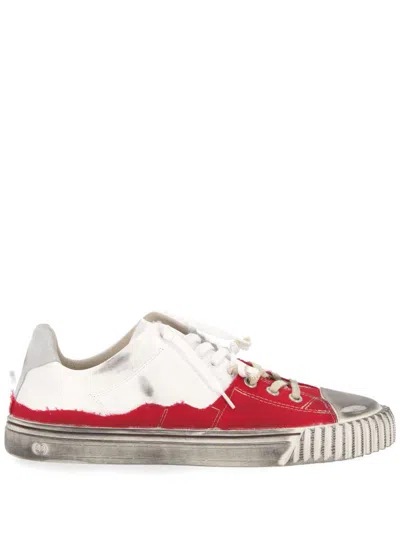 Maison Margiela Man White Red Sneaker S57ws0391