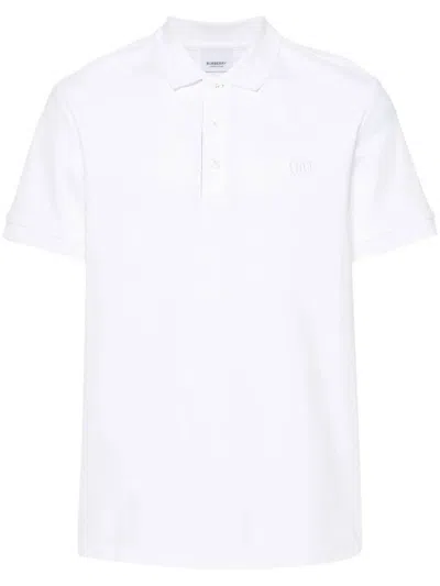 Burberry Man White T-shirt And Polo - 8084012