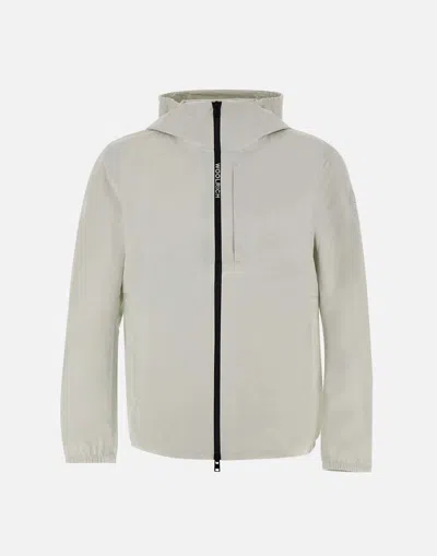 Woolrich Pacific Two Layers Jacket In White
