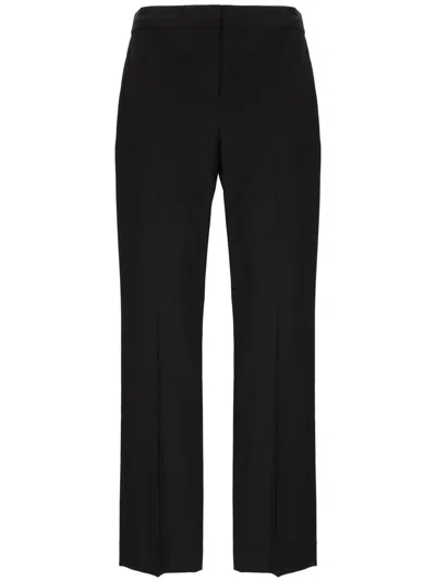 Theory Treeca Straight Leg Tailored Trousers In Black