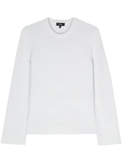 Theory N1111708 Woman Sweater In White